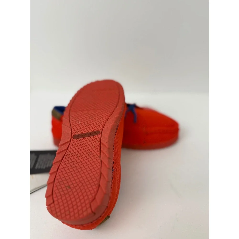 Twisted X Kids Zero-x Fabric Lace Casual Shoes Red Sz 3M